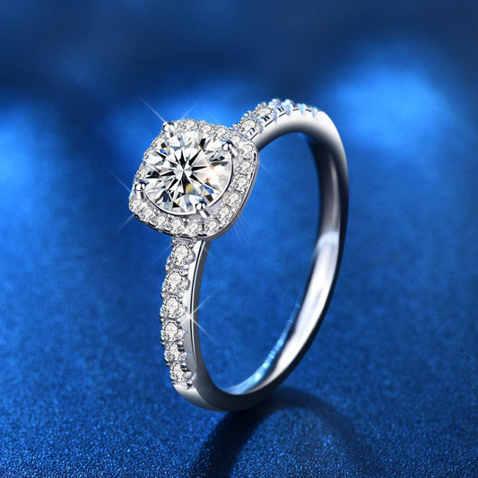 Sier Ornament Niche Sugar Light Luxury Jewelry Wedding Rings