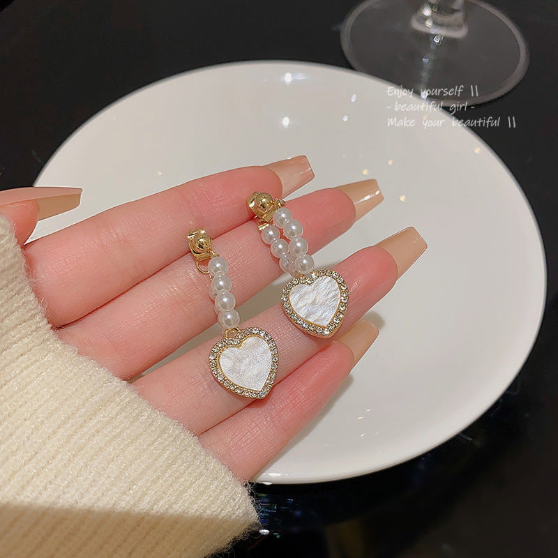 Needle Gentle Elegant Pearl Female Light Luxury Rings