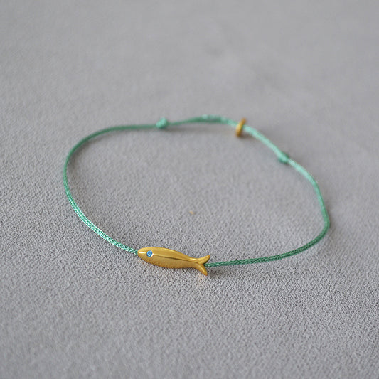 Fish Simple Extremely Fine Wrist String Bracelets